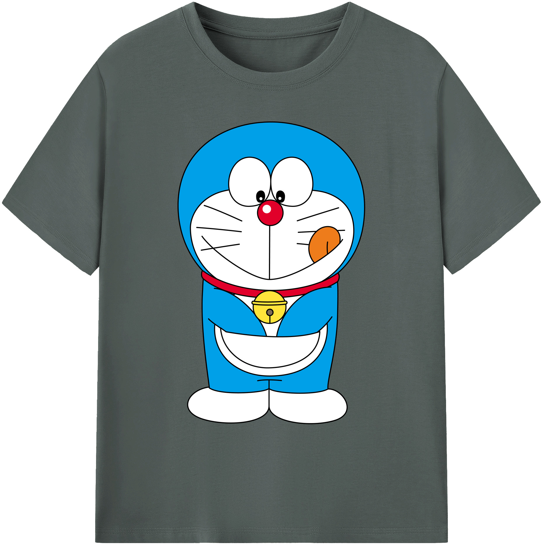 （画像用） ドラえもん Doraemon 綿100％ メンズ半袖Tシャツ｜肌触りやわらか＆通気性